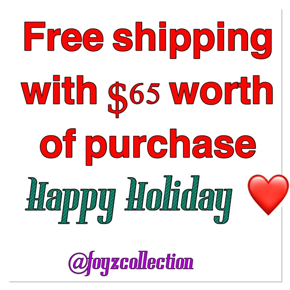 Free Shipping with $65 worth of purchase